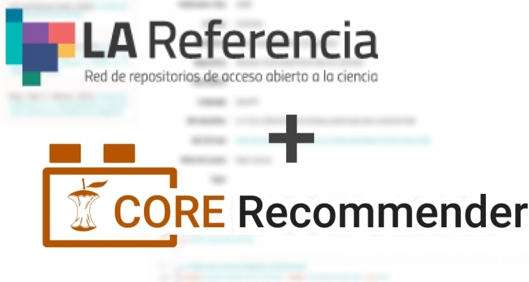 LA Referencia integra a su buscador el servicio CORE Recommender